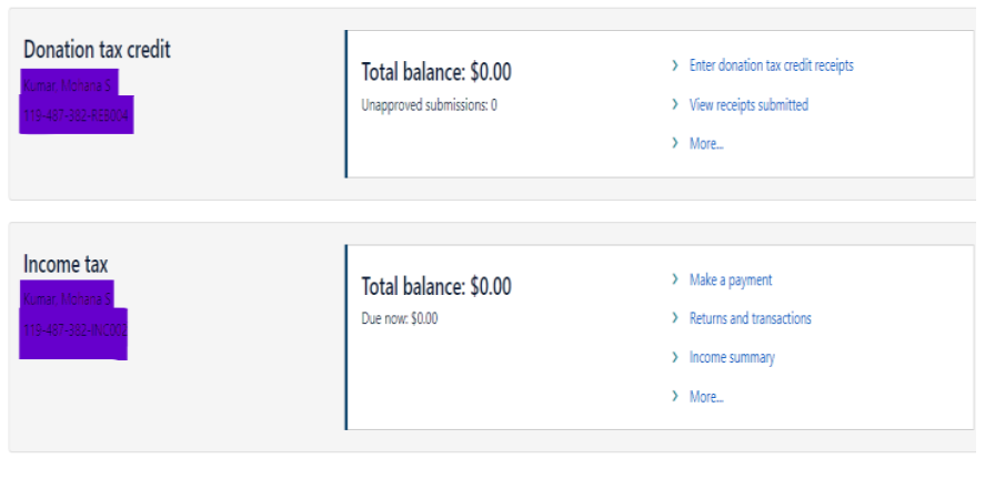 Step 1: Accessing I want to section in myIR summary dashboard to register